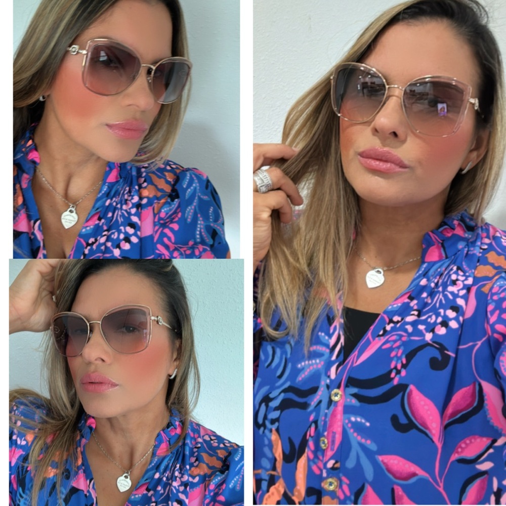 Bvlgary BV6128B Sunglasses by Bvlgary Shape: Square / Oversized, Material: Met - Picture 3 of 15